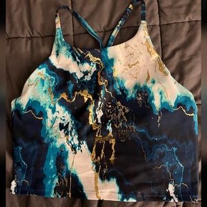 NWT old navy Light Support PowerSoft Longline Sports Bra for Women